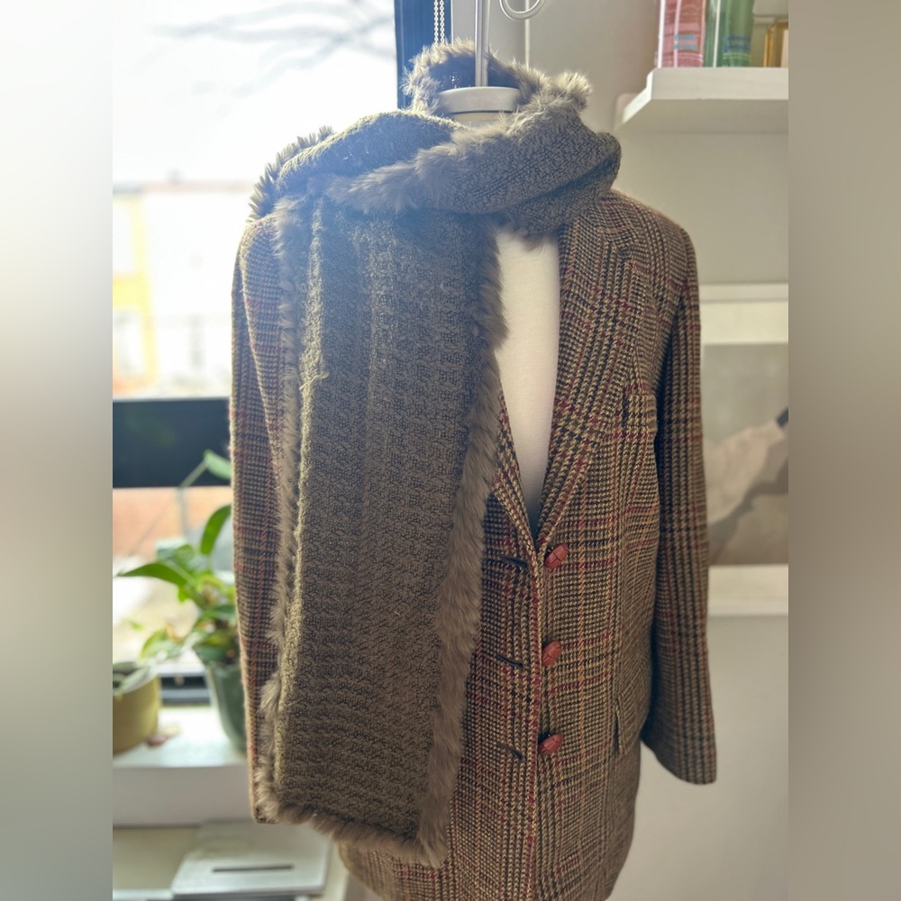 Faux fur scarf